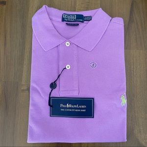 Mens Vintage Polo in club purple Sz XXL custom fit